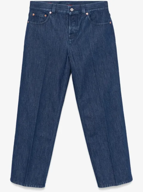 Gucci pressed-crease jeans
