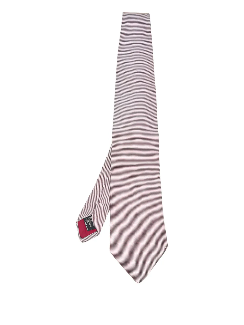 Etro Pre-Owned striped silk tie | White | Image 1