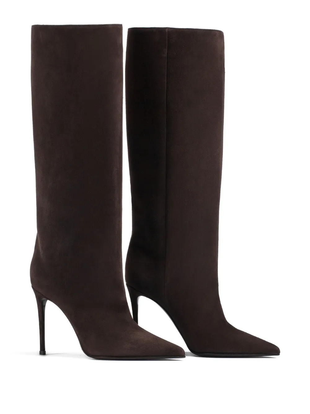Le Silla 100mm Eva stiletto boots Brown