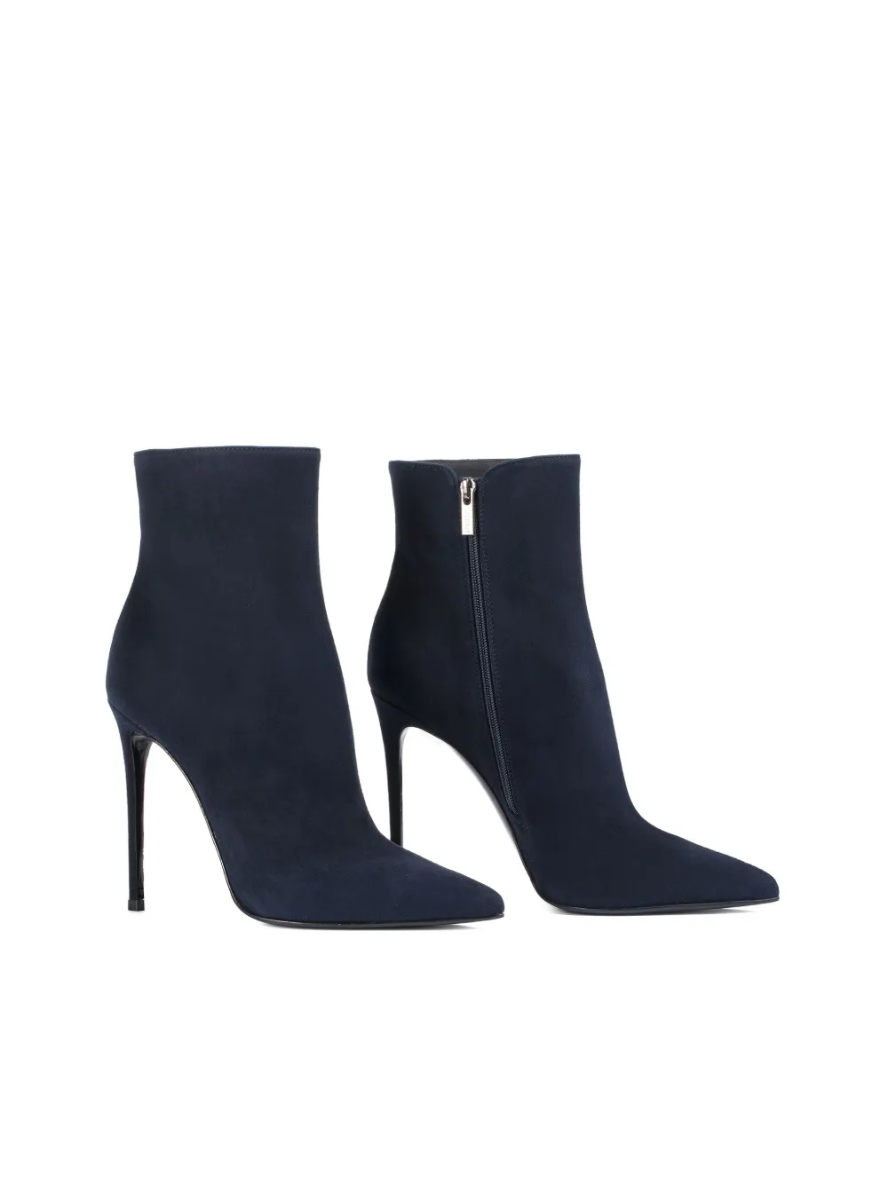 Le Silla 120mm Eva suede stiletto boots Blue