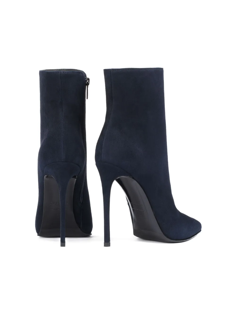 Le Silla 120mm Eva suede stiletto boots Blue