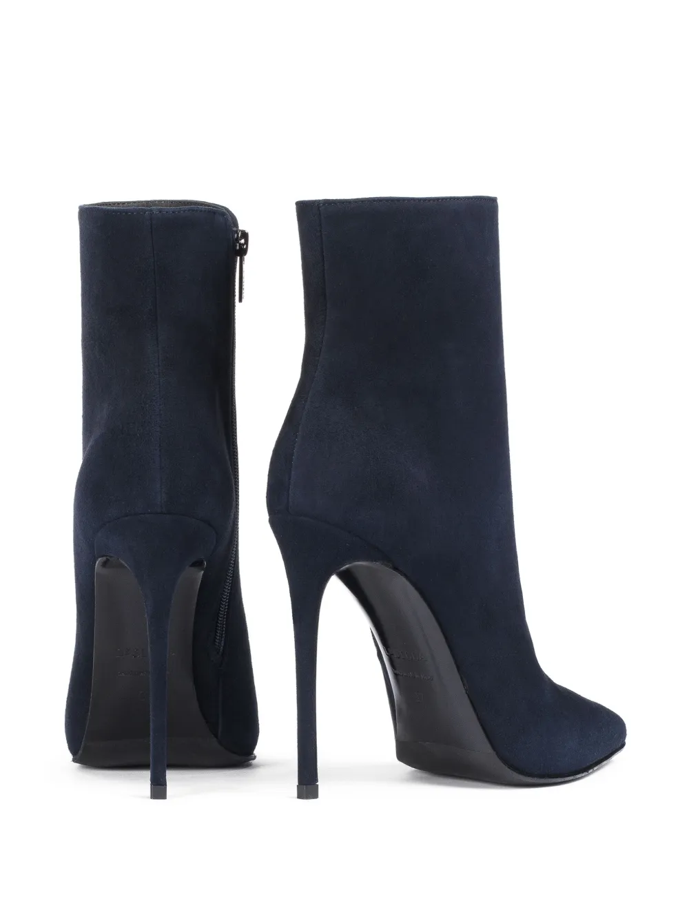 Le Silla 120mm Eva suede stiletto boots Blauw