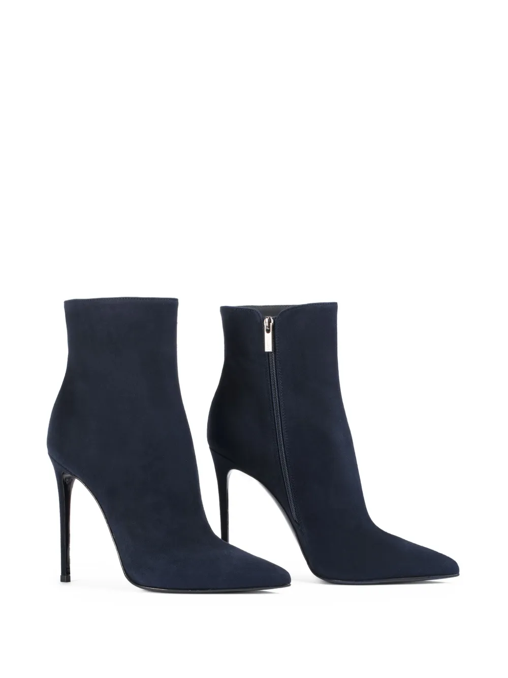 Le Silla 120mm Eva suede stiletto boots Blauw