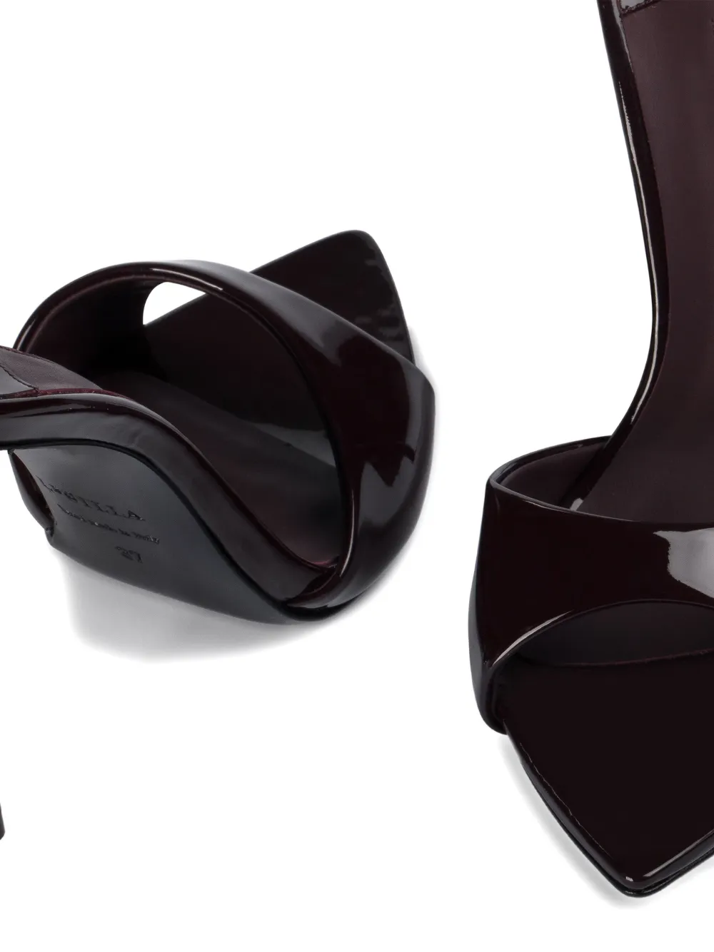 Le Silla 120mm Bella sandals Zwart