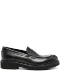Canali penny leather loafers - Black