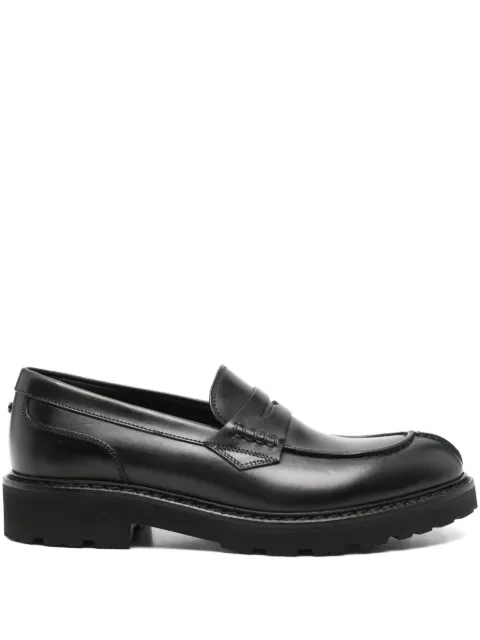 Canali penny leather loafers