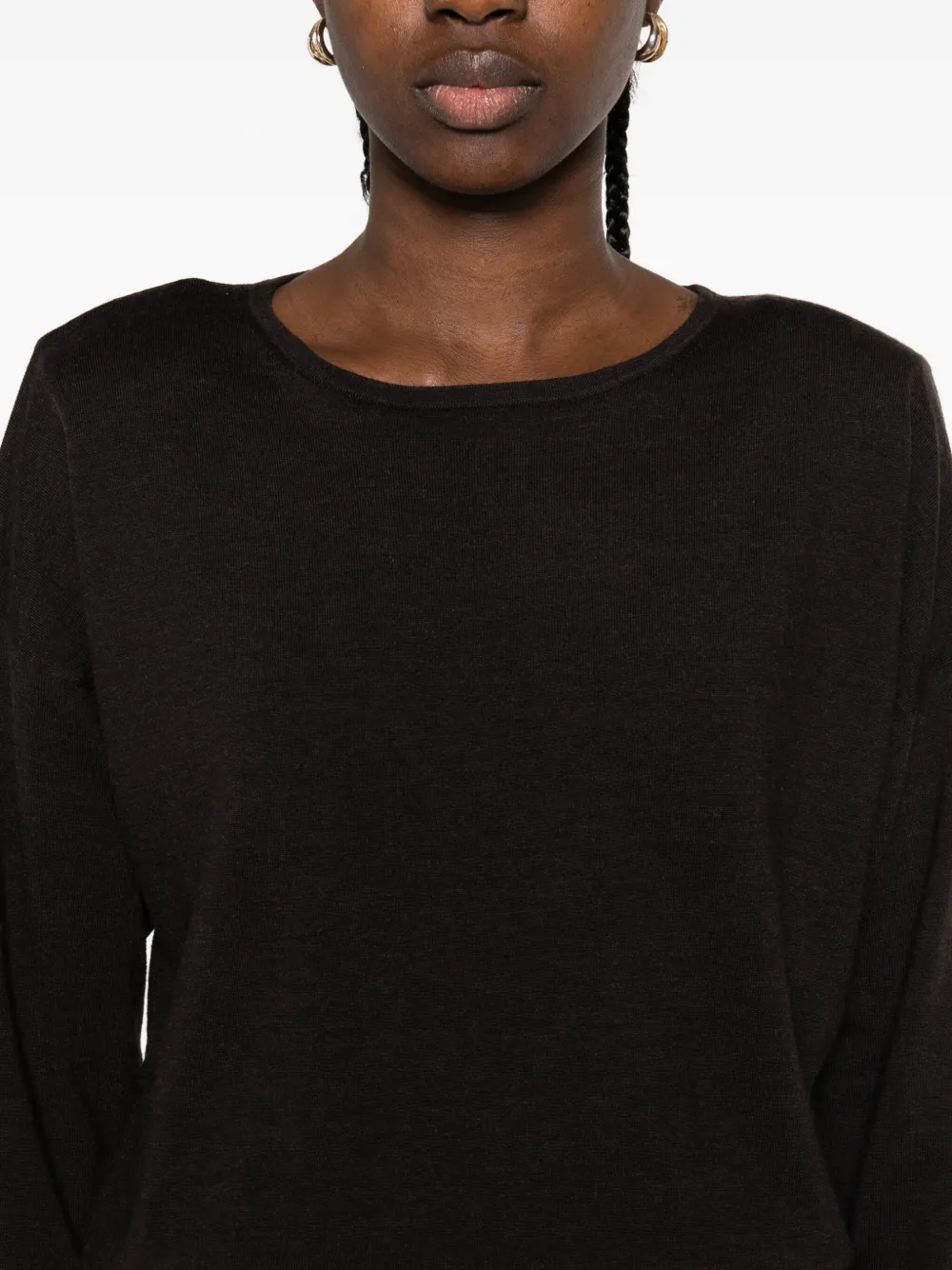 P.A.R.O.S.H. Mini-jurk met boothals Bruin