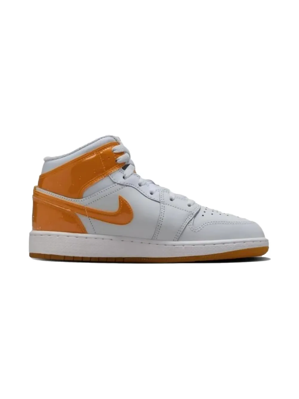 Jordan Kids Air Jordan 1 Mid SE "Gatorade Pack Orange" sneakers White
