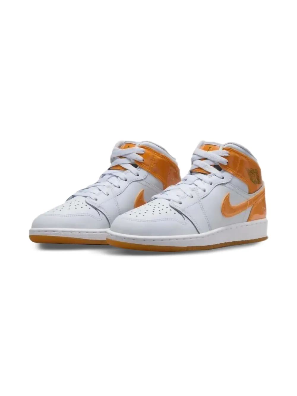 Jordan Kids Air Jordan 1 Mid SE "Gatorade Pack Orange" sneakers Wit