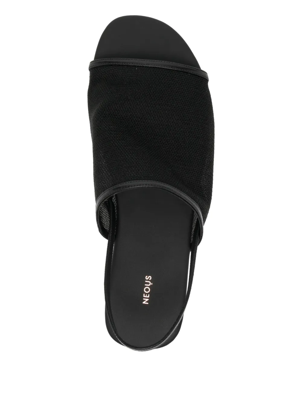NEOUS Salm mesh sandals Black