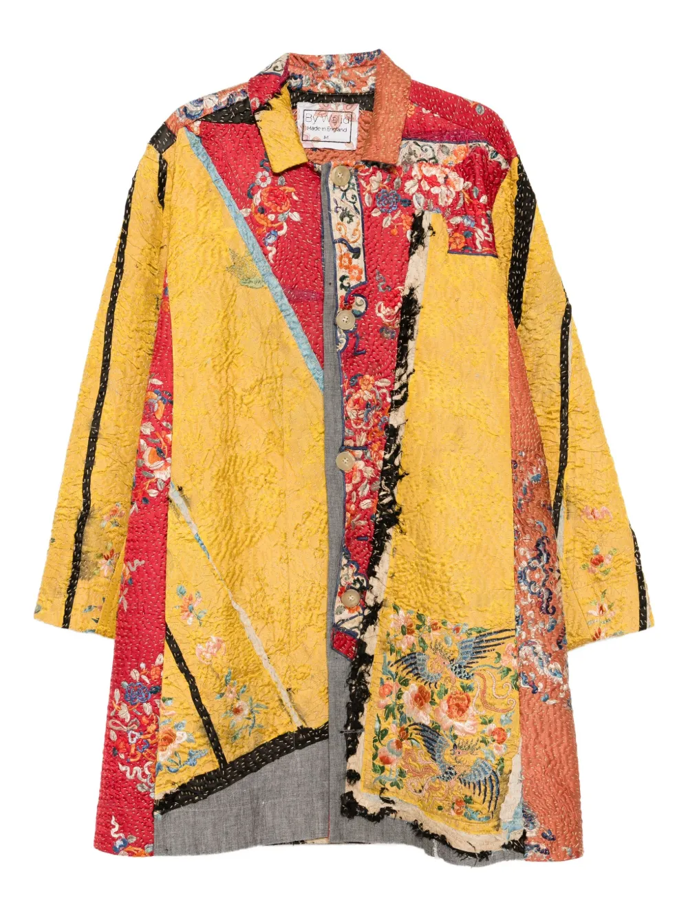 By Walid silk coat