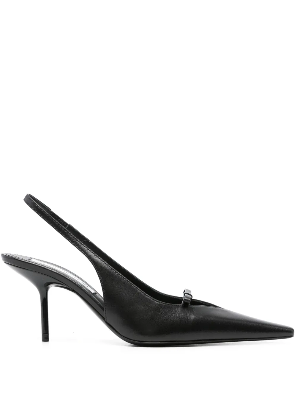 Victoria Beckham 75 mm slingback pumps met puntige neus Zwart