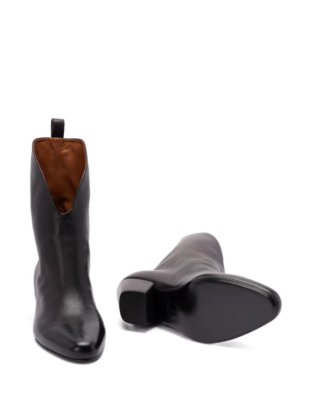 Marsèll 45mm Goccio leather boots Zwart