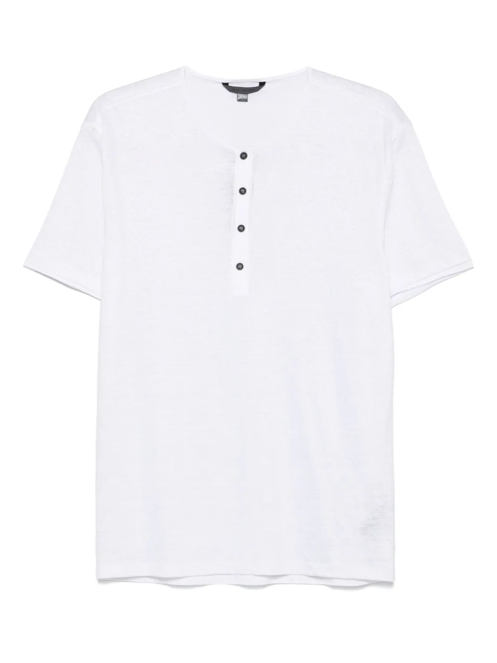 John Varvatos linen polo shirt | White | Image 1