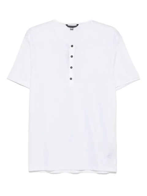 John Varvatos linen polo shirt