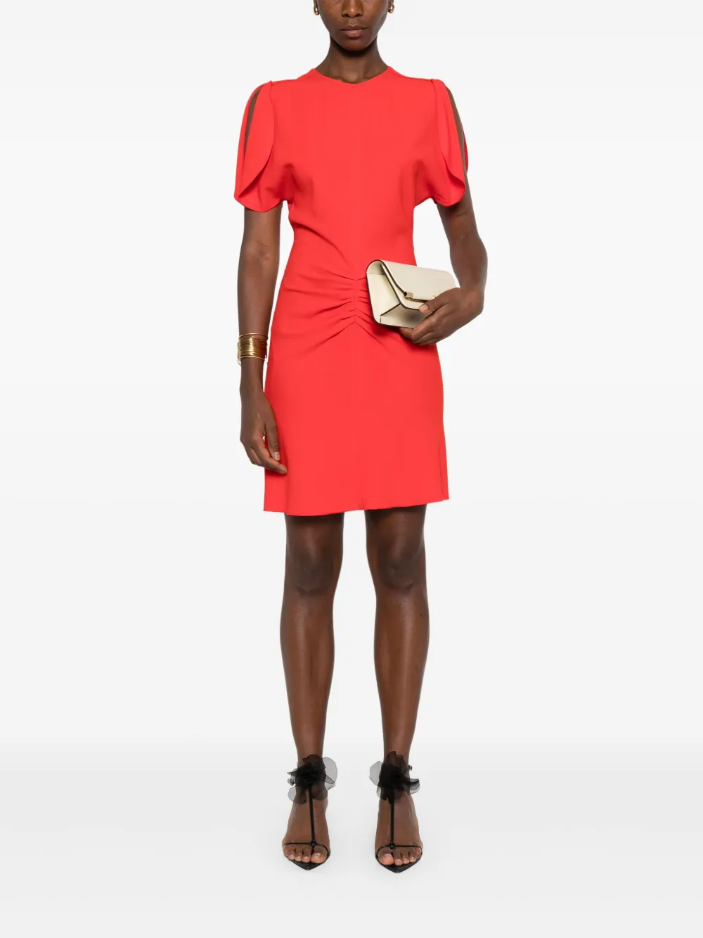 Victoria Beckham Jurk met korte mouwen Rood