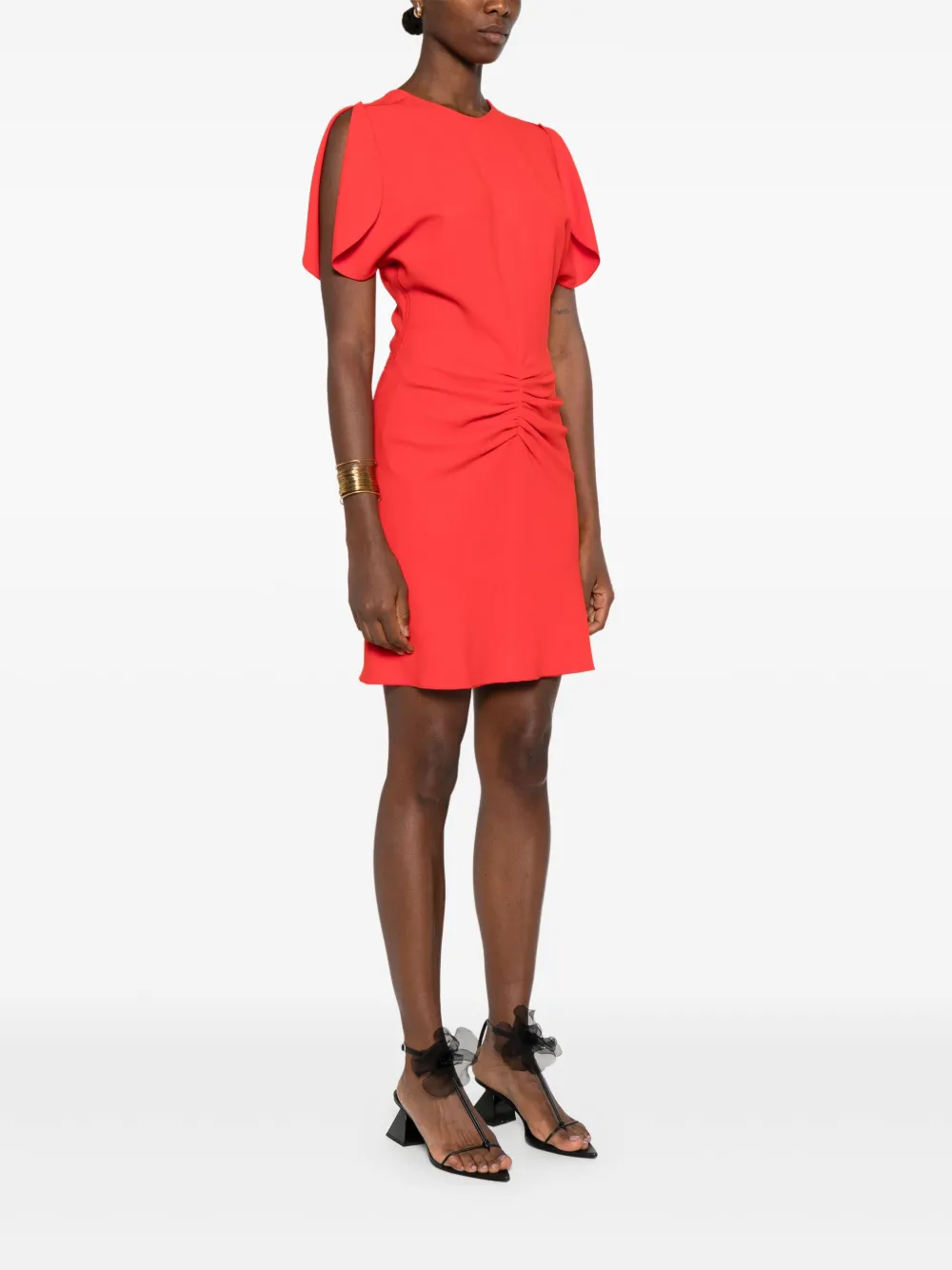 Victoria Beckham Jurk met korte mouwen Rood