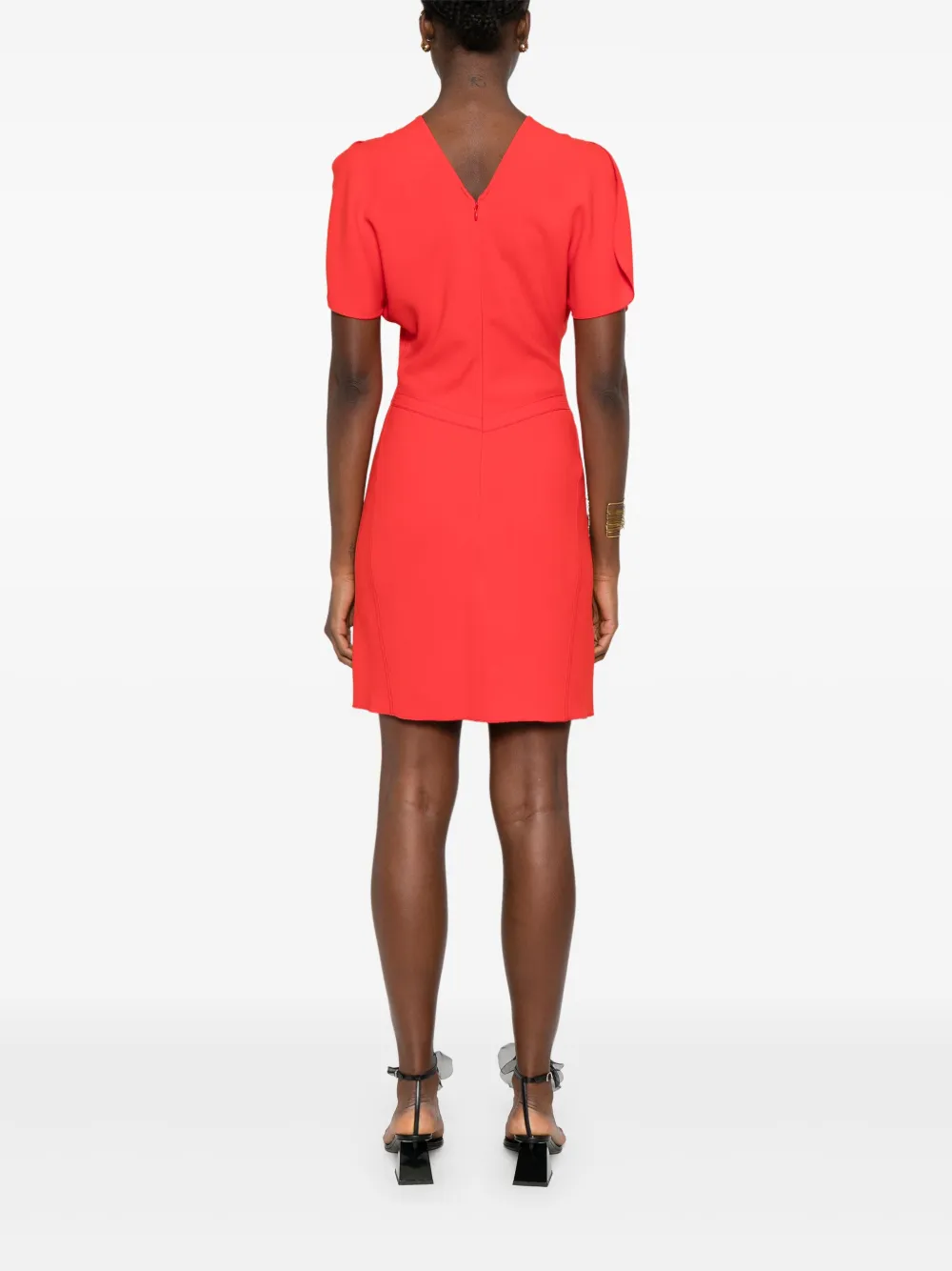 Victoria Beckham Jurk met korte mouwen Rood