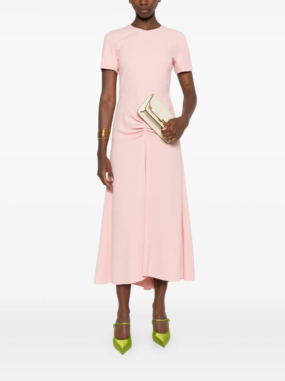 Victoria Beckham Jurk met korte mouwen Roze
