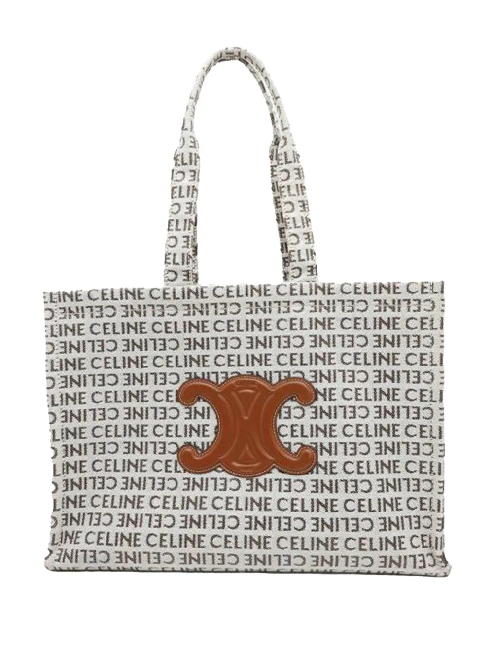 Céline Pre-Owned tote Triomphe Cabas Thais All Over grande 2021-2025 | marrón | Image 1