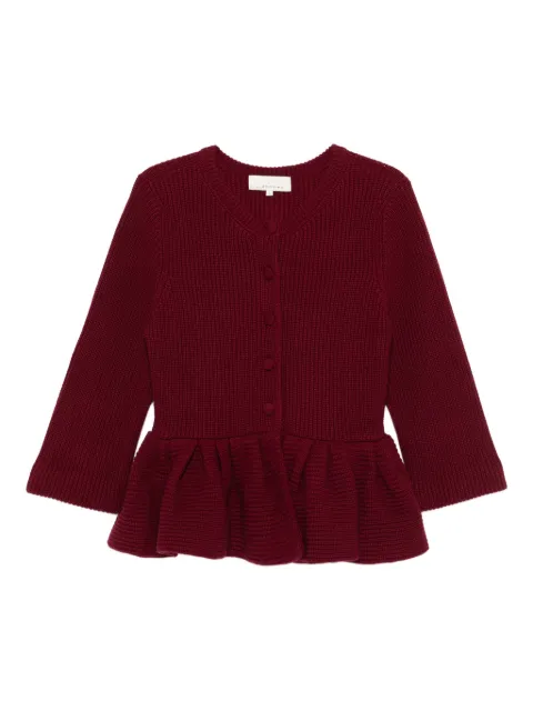 LIBEROWE peplum-hem cardigan