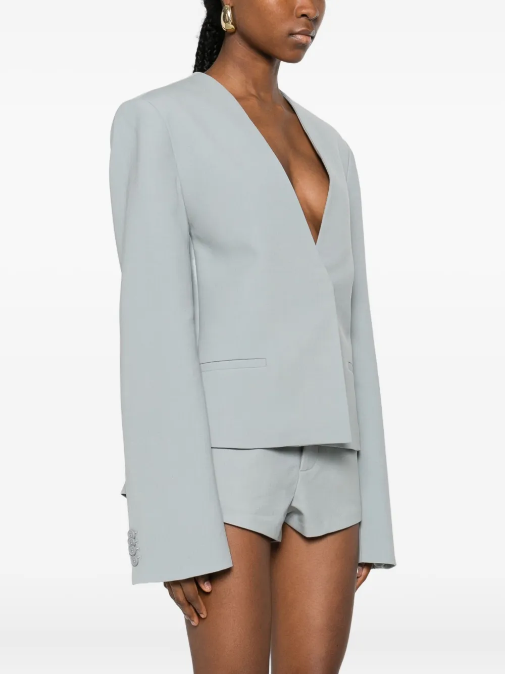 SIR. Blazer met V-hals Blauw