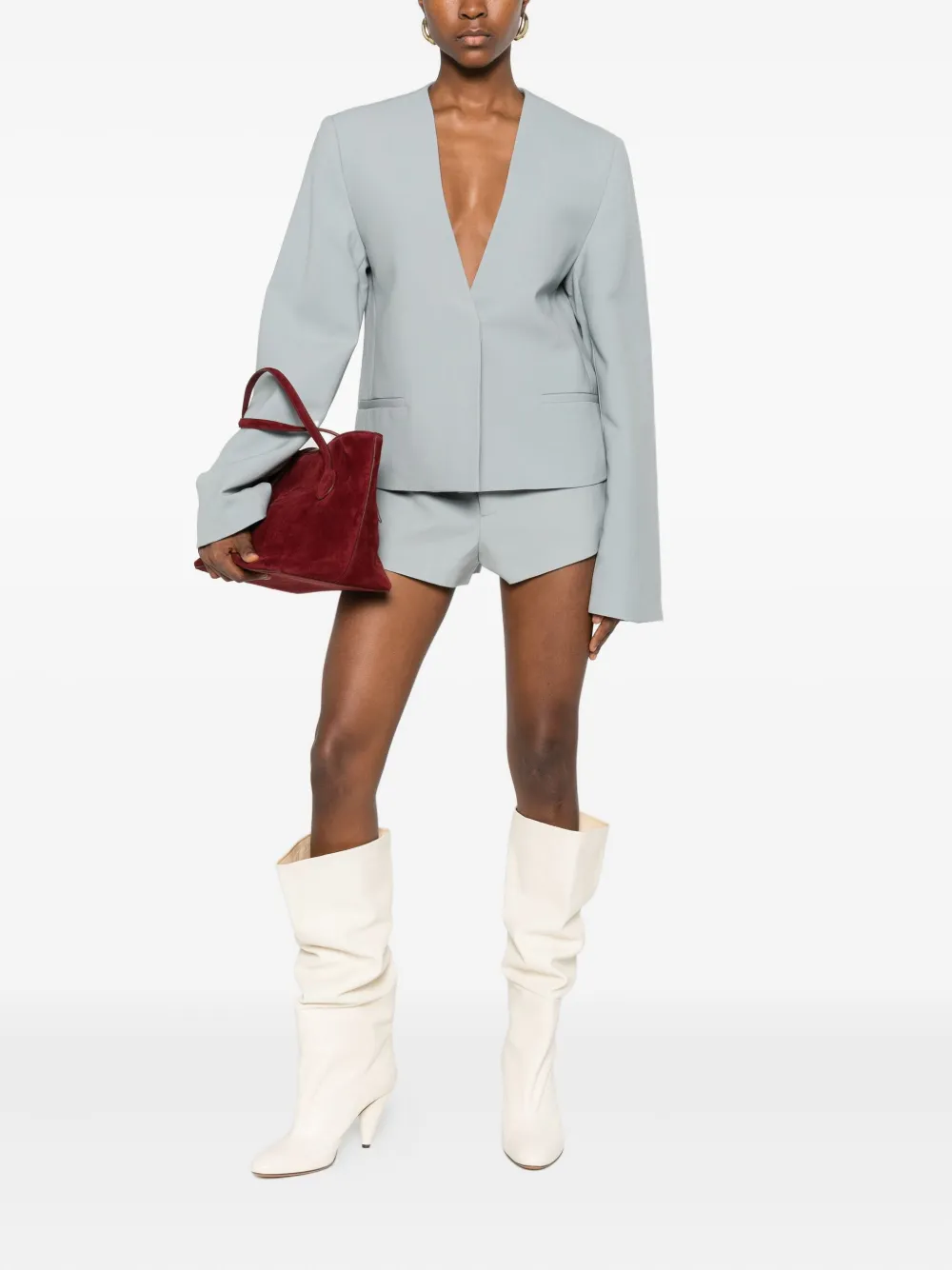 SIR. tailored mini shorts - Blauw