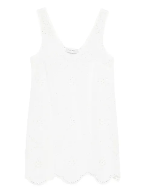 Matteau broderie tank dress
