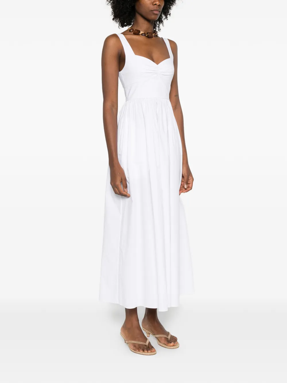  Matteau Bralette Midi Dress - White 