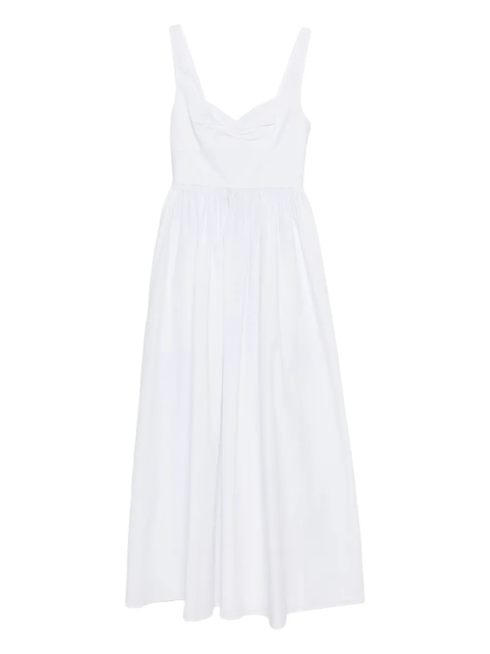 Matteau Bralette Midi Dress In White