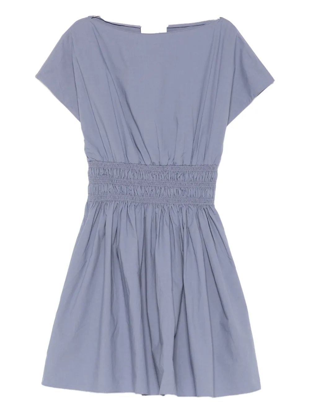 Matteau Shirred Waist Mini Dress In Multi