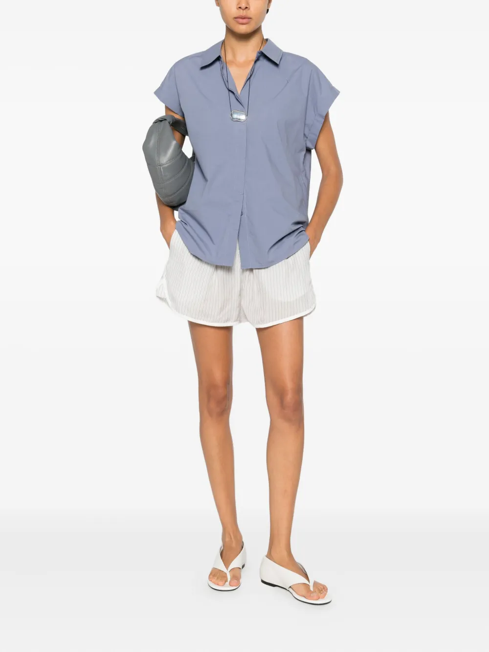 Matteau Mouwloze top - Blauw