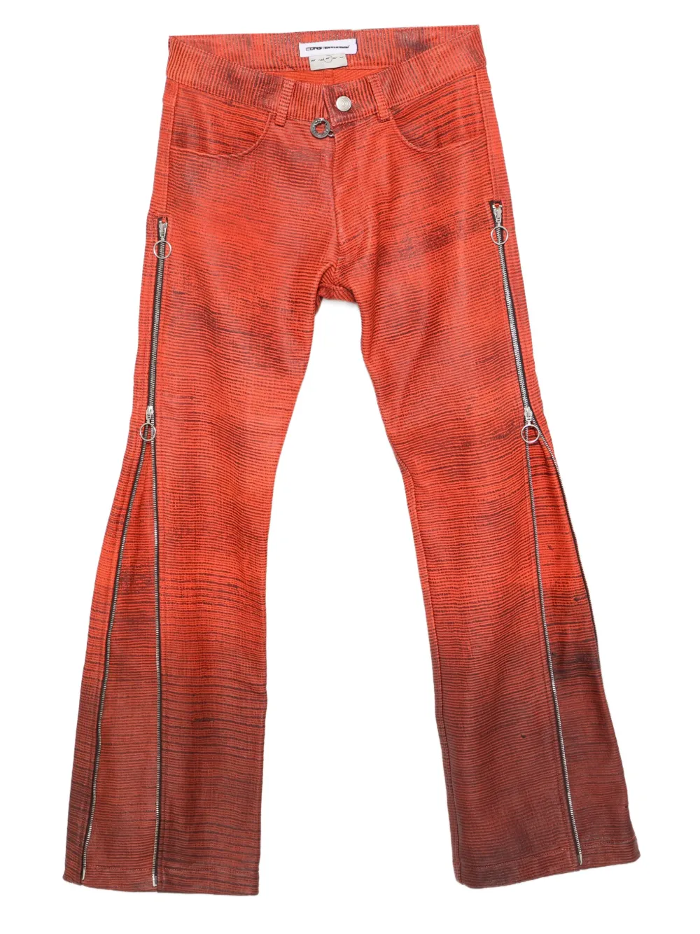 Charlie Constantinou adjustable zip trousers | Red | Image 1
