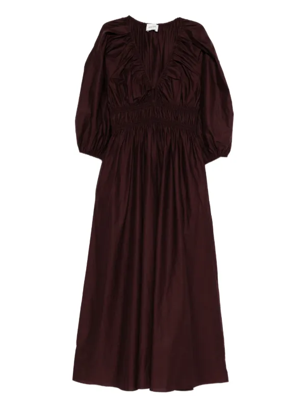 white christmas dresses Knit And Cotton Dress - Black main image 0