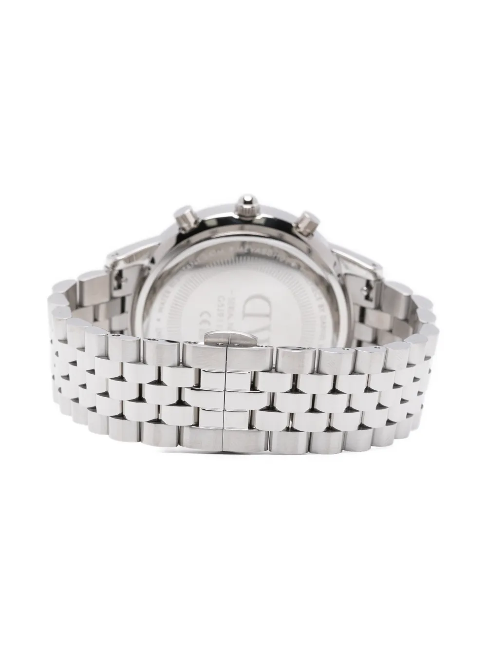 Daniel Wellington Iconic Chronograph Arch 5-link 42mm In Silver