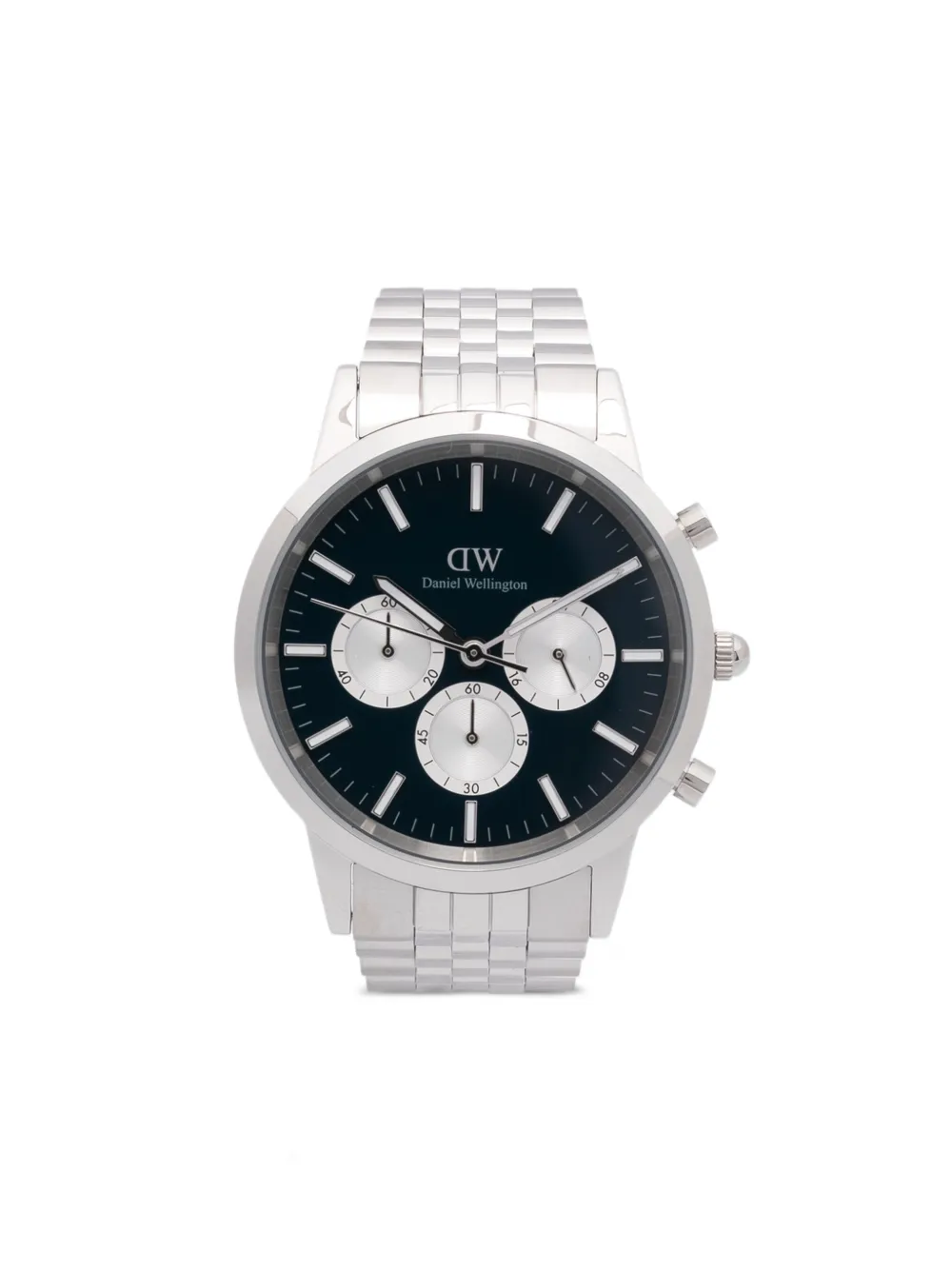 Daniel Wellington reloj Iconic Chronograph Arch 5-Link de 42mm | azul | Image 1