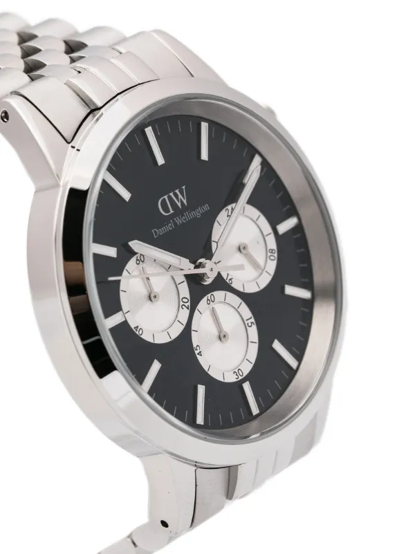 Daniel Wellington Iconic Chronograph Arch 5-Link 42mm | Blue