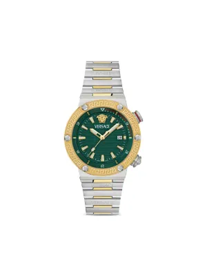 Versace Chrono Master 44mm | Green | FARFETCH