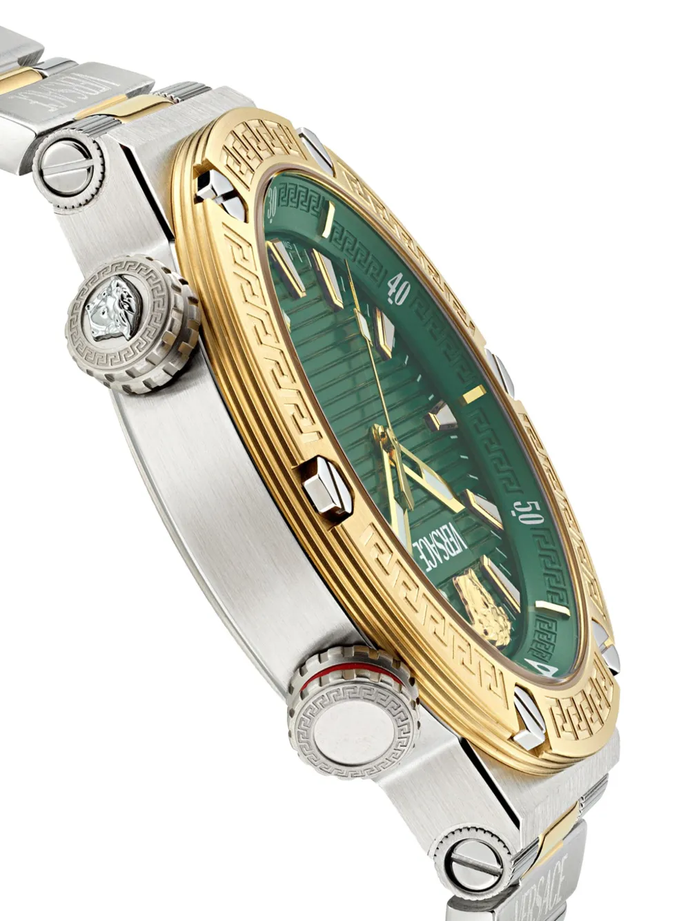Versace Roestvrij staal horloge 43 mm - Groen