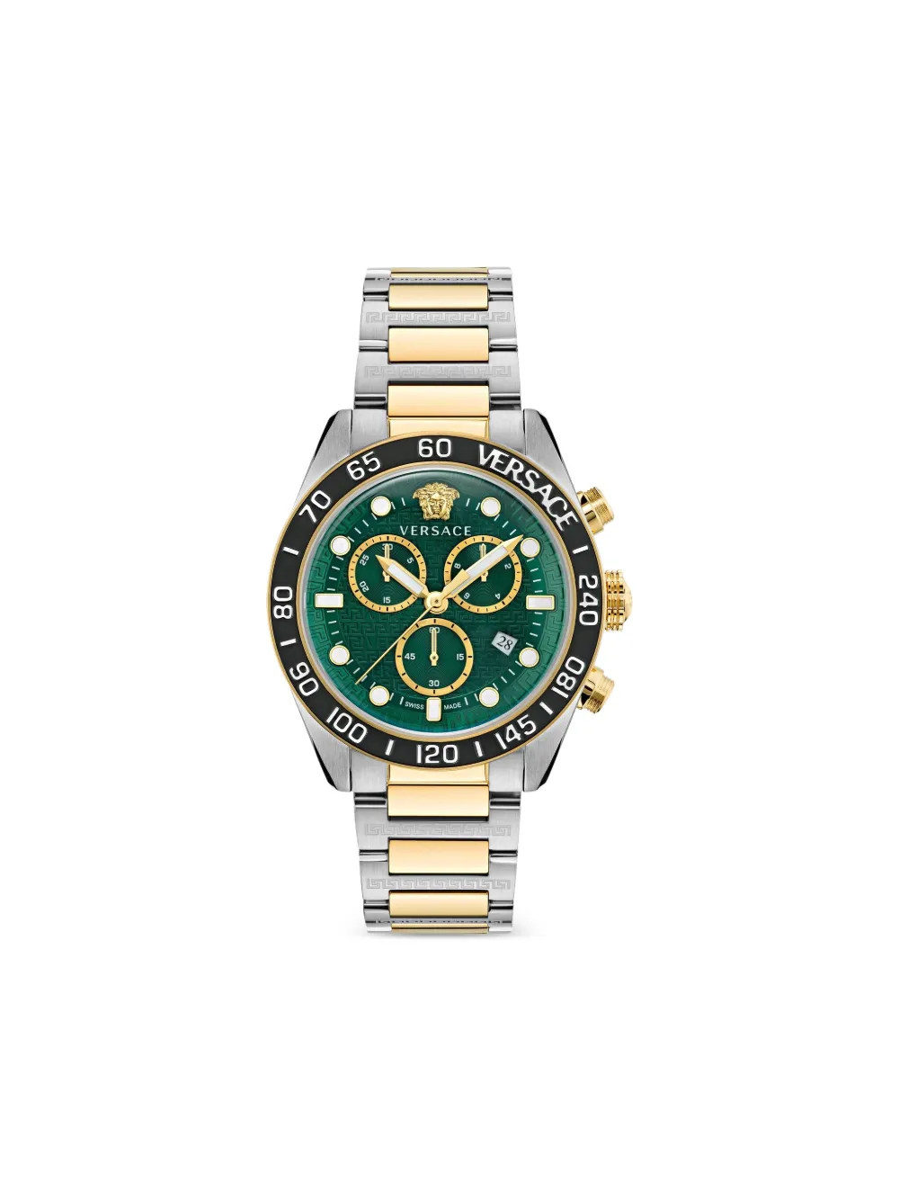 Versace Ronda 43mm 腕時計 - グリーン Versace Ronda 43mm 腕時計 - グリーン