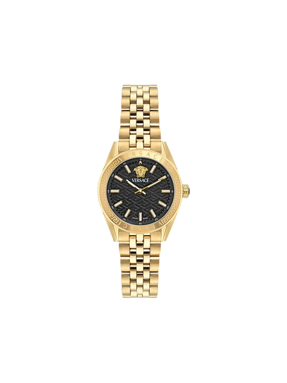 Versace in acciaio inossidabile 36mm - Nero