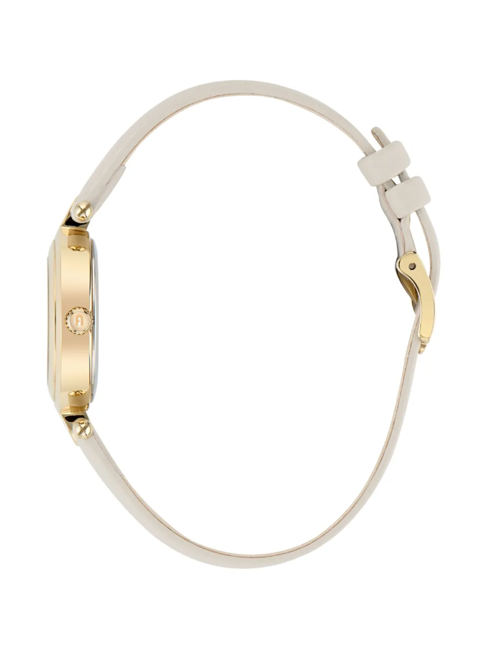 Furla Leather Strap 32mm In Gray