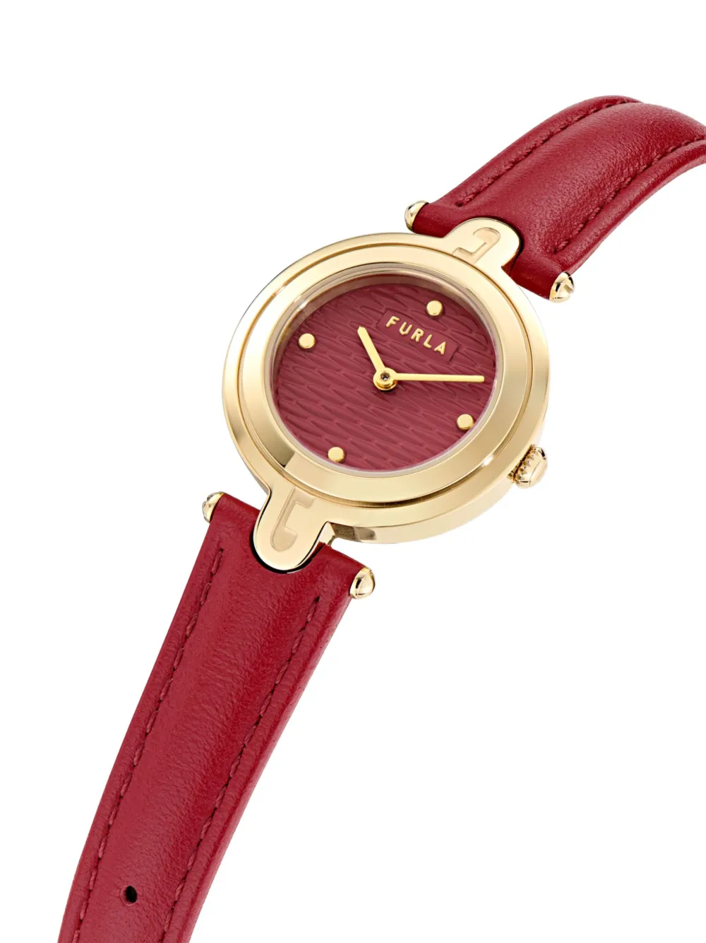 Furla Leather Strap 32mm In Red