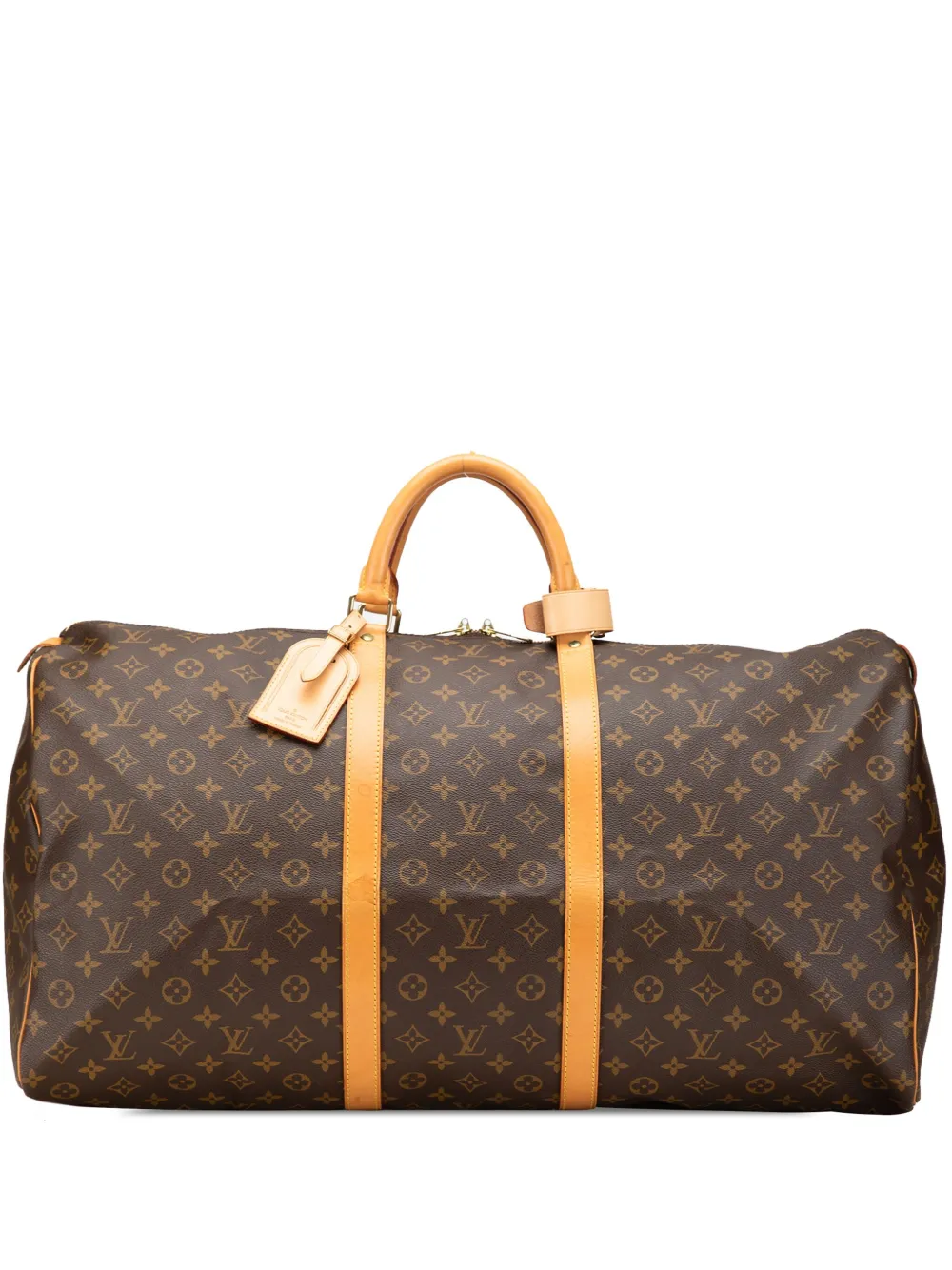 Louis Vuitton Pre-Owned 1996 Monogram Keepall 60 travel bag | Brown | Image 1