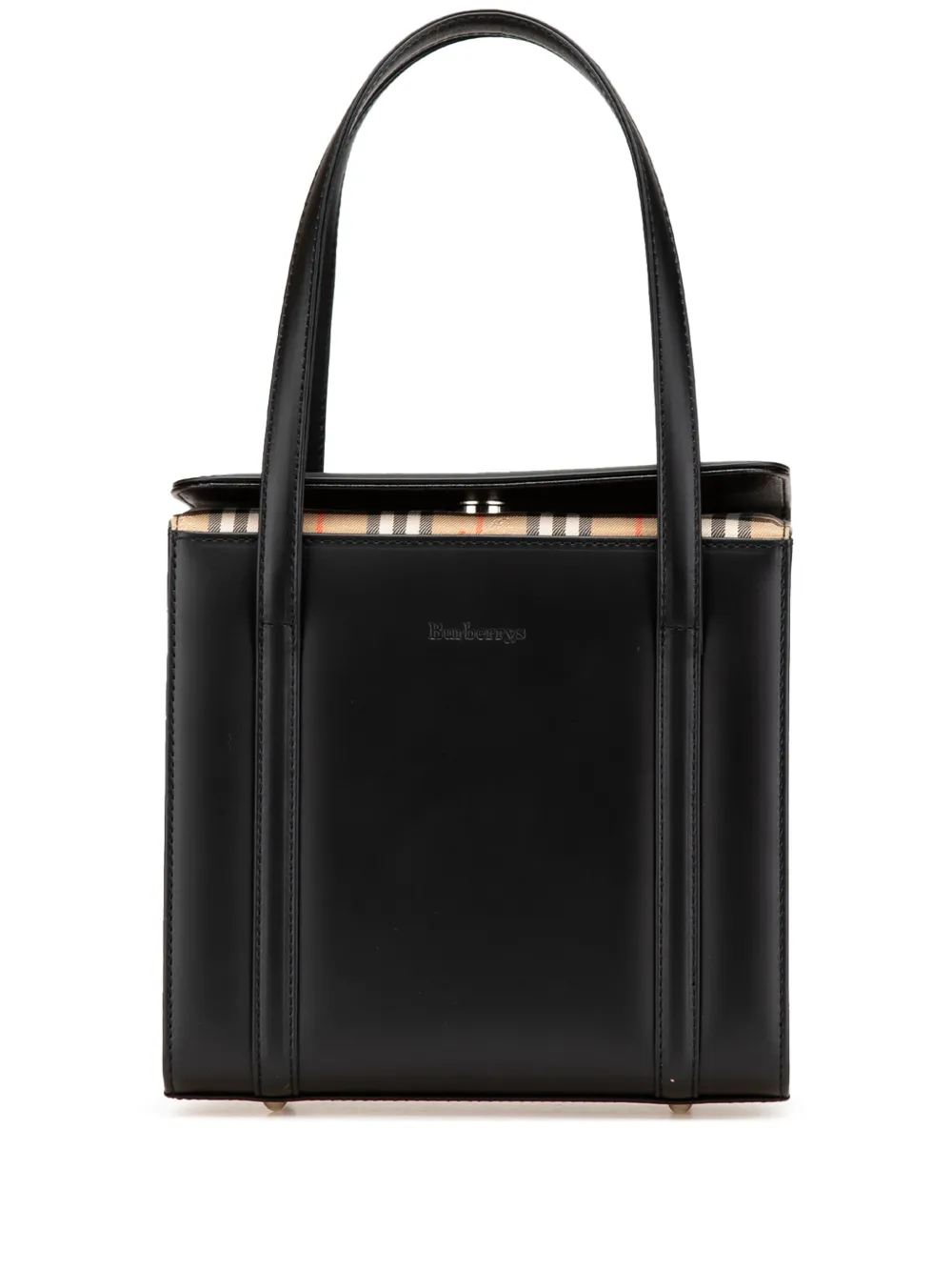 Burberry Pre-Owned sac à main à motif House Check 20e siècle | noir | Image 1