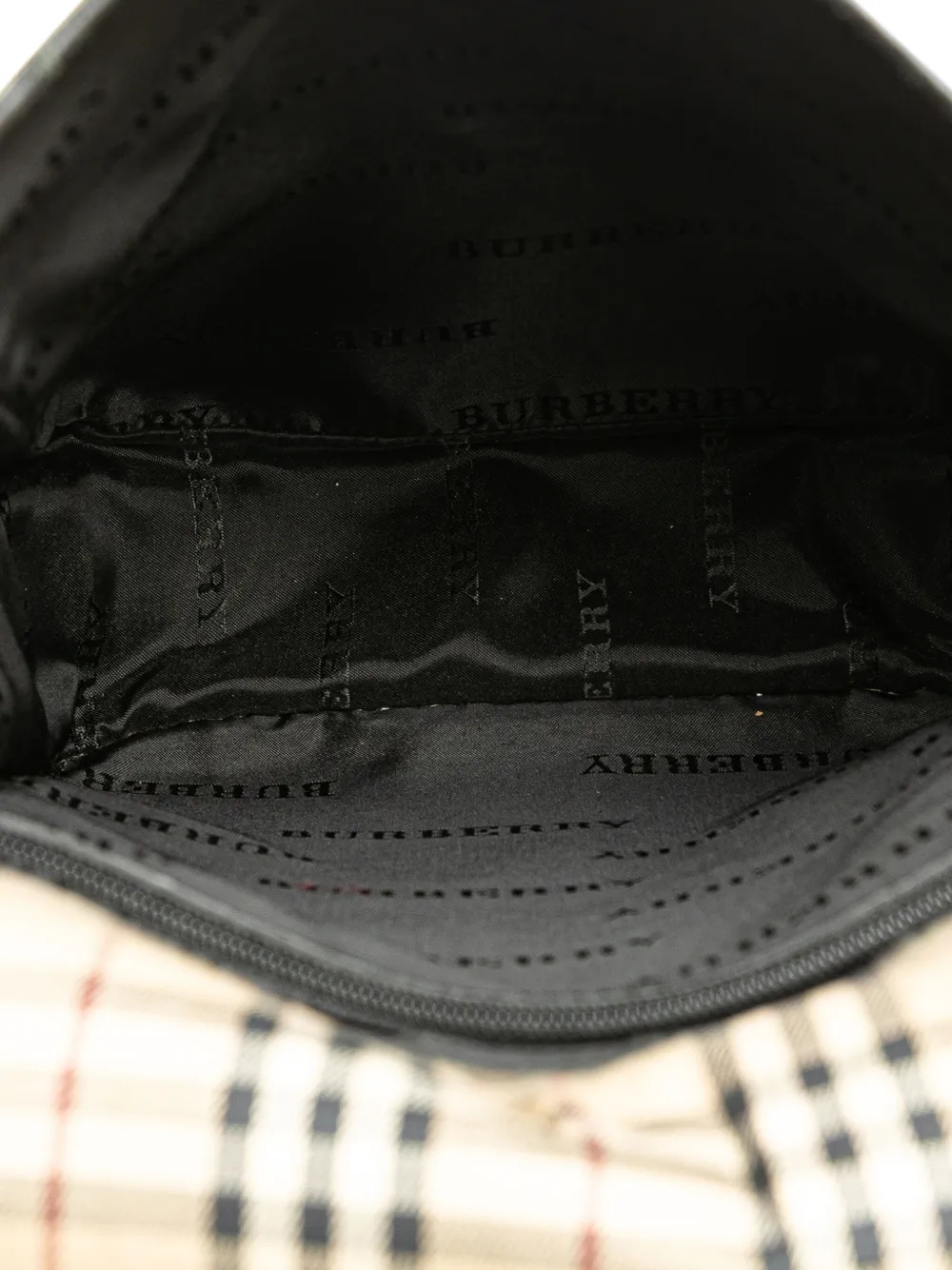Pre-owned Burberry 2000-2017 Nylon Crossbody Bag In Black