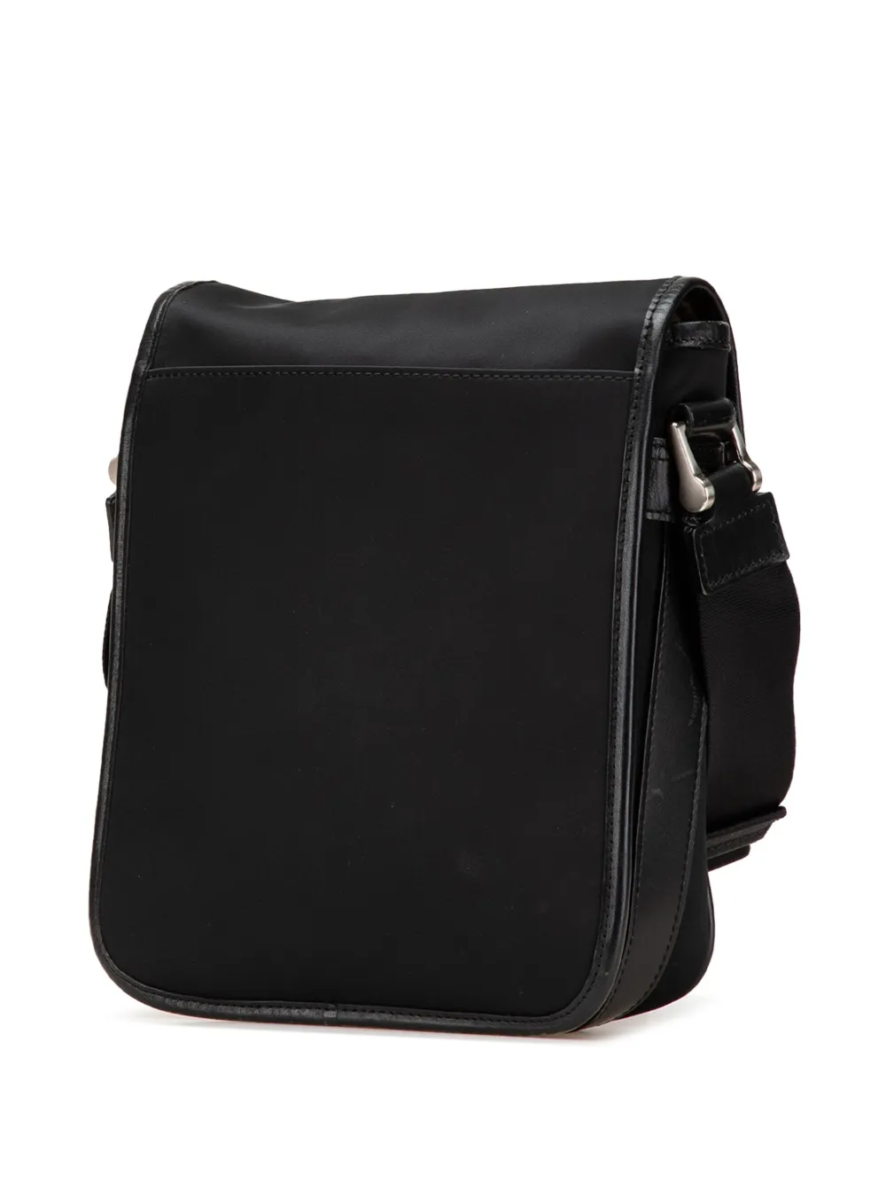 Pre-owned Burberry 2000-2017 Nylon Crossbody Bag In Black