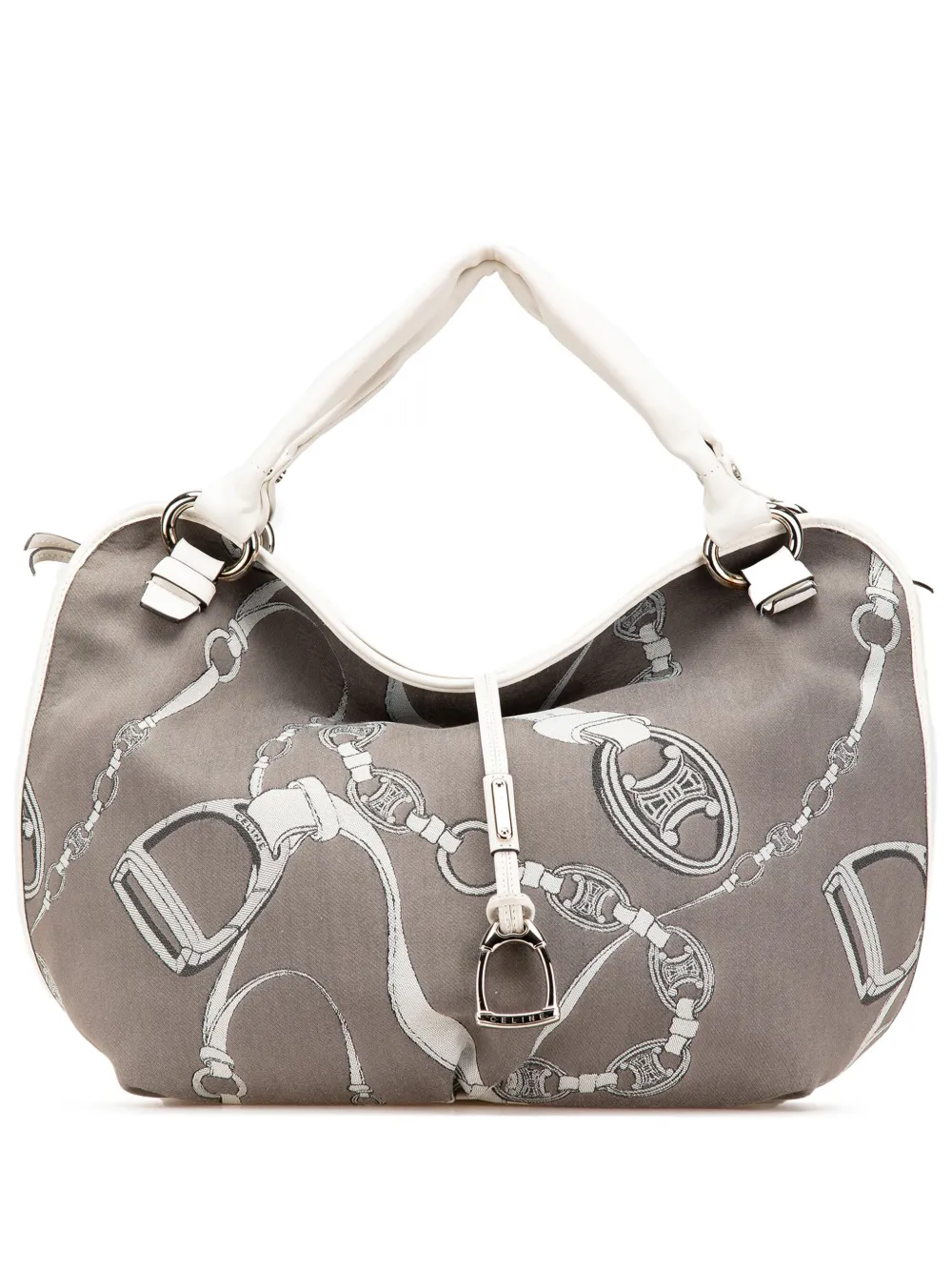 Céline Pre-Owned 2007 Macadam Canvas Bittersweet hobo bag | Grey | Image 1