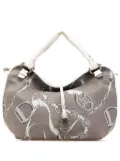 Céline Pre-Owned 2007 Macadam Canvas Bittersweet hobo bag - Grey