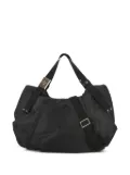 Borbonese medium Fold Top tote bag - Black